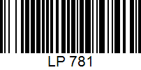 Barcode cho sản phẩm Bó Gối Dán LP 781 Đệm Silicon
